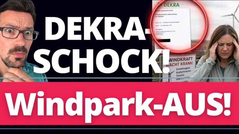 Mehr über den Artikel erfahren DEKRA-Gutachten! Windparks in Deutschland bald verboten!?