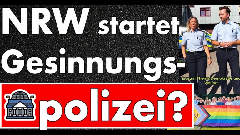 Mehr über den Artikel erfahren „Demokratie & Vielfalt auf Augenhöhe“ statt Sicherheit – Bizarres Polizei-Video aus Münster