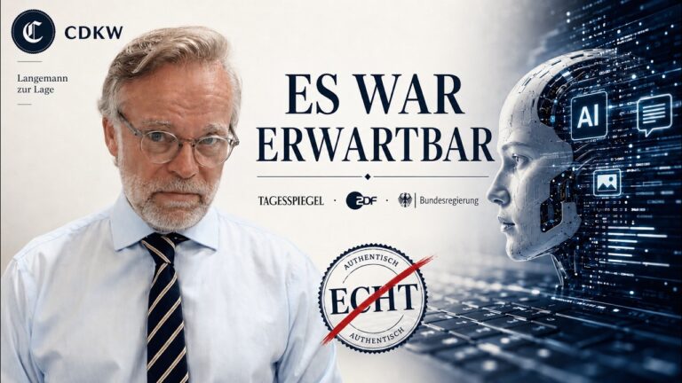 Mehr über den Artikel erfahren Der KI-Betrug im Journalismus – und warum ich NICHT empört bin.