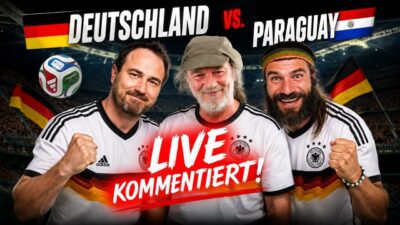 Mehr über den Artikel erfahren Deutschland vs. Paraguay – LIVE KOMMENTIERT