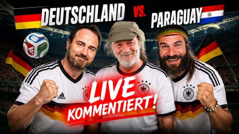 Mehr über den Artikel erfahren Deutschland vs. Paraguay – LIVE KOMMENTIERT