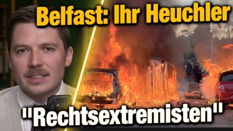 Mehr über den Artikel erfahren Die Belfast-Heuchelei! Berichte erst nach Ausschreitungen! Das Opfer ist egal