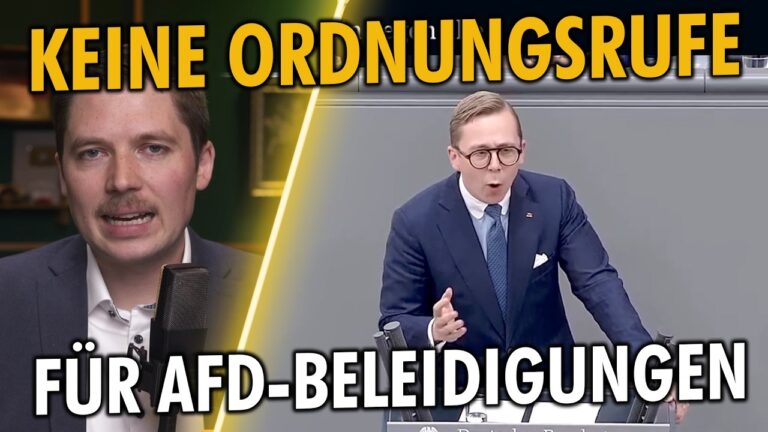 Mehr über den Artikel erfahren Die Doppelmoral im Bundestag – Ordnungsrufe nur für AfD?