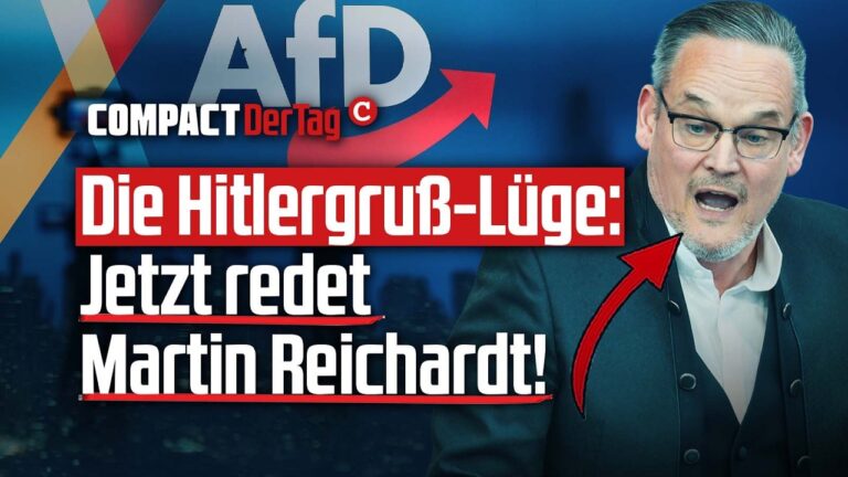 Mehr über den Artikel erfahren Die Hitlergruß-Lüge: Jetzt redet Martin Reichardt!💥