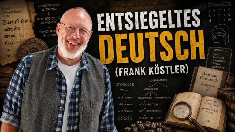 Mehr über den Artikel erfahren Die verlorene Bedeutung deutscher Wörter – Frank Köstler