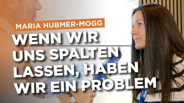 Mehr über den Artikel erfahren Dr. Maria Hubmer-Mogg: „Wenn wir uns spalten lassen, haben wir ein Problem“
