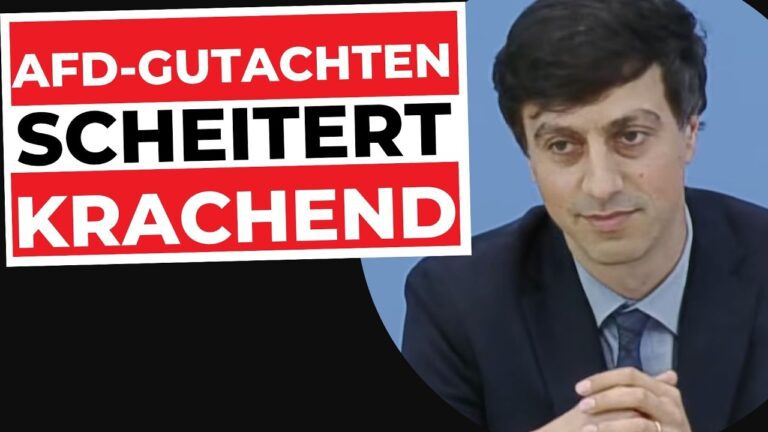 Mehr über den Artikel erfahren EIL: Gutachter zerlegt sich live selbst! | AfD-Verbot Gutachten & AfD-Gutachten Analyse
