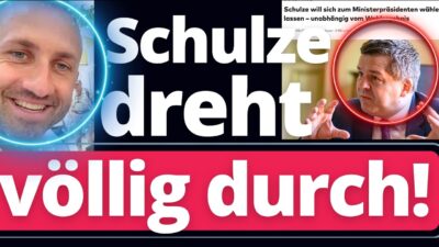 Mehr über den Artikel erfahren Eklat: Schulze will auch bei WAHLVERLUST Ministerpräsident bleiben!
