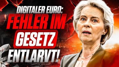 Mehr über den Artikel erfahren ENTLARVT: Die GRÖSSTE LÜGE zum Digitalen Euro — DAS steht WIRKLICH im Gesetz!