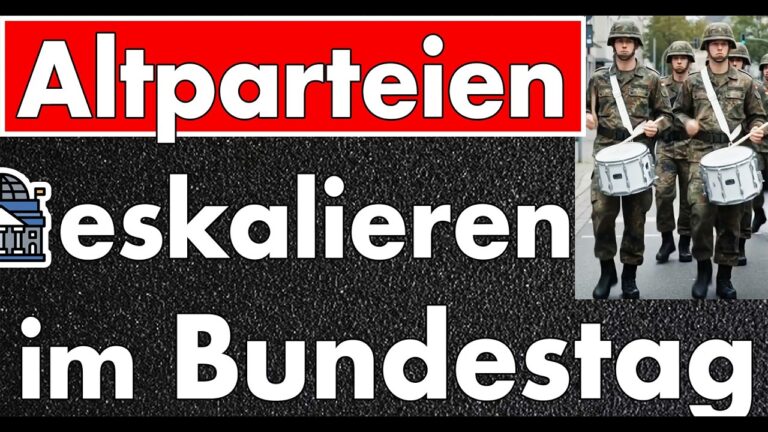 Mehr über den Artikel erfahren Eskalation im Bundestag: Altparteien debattieren lieber über AfD statt über Deutschlands Zukunft