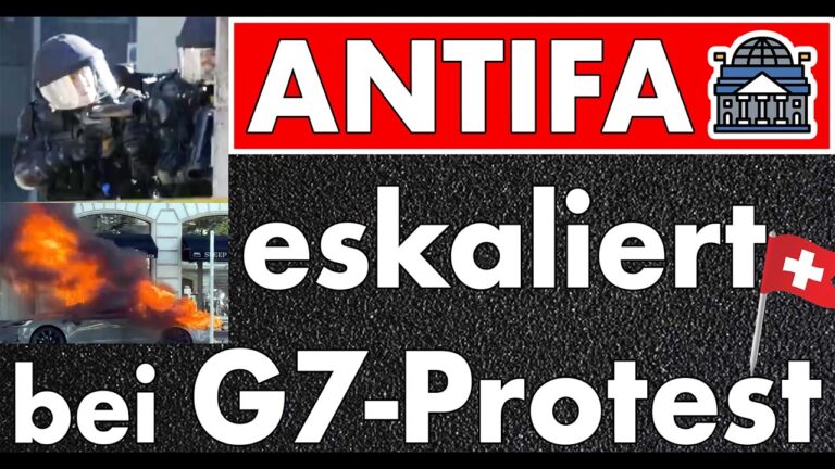 Mehr über den Artikel erfahren Eskalation vor G7-Gipfel! 7000 Beamte gegen 600 Antifanten – Proteste im Nachbarland!