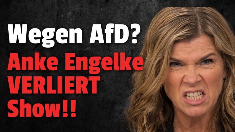 Mehr über den Artikel erfahren 💥Anke Engelke ABGESETZT nach billigem Anti AfD Sketch!!