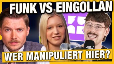Mehr über den Artikel erfahren FUNK vs Eingollan! „offen un’ehrlich“ kritisiert Straßenumfrage & blamiert sich