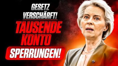 Mehr über den Artikel erfahren Gesetz VERSCHÄRFT: SO sperrt die Bank JETZT DEIN KONTO!