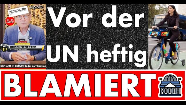 Mehr über den Artikel erfahren „Hallo Herr Außenminister, hier ist der Jakob“ & 🌈-fahne kostet UN-Sitz & Putin ist aber schuld
