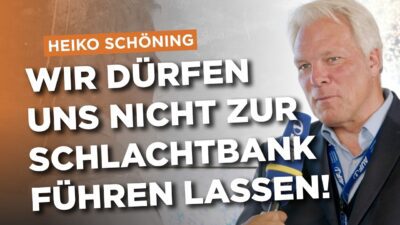 Mehr über den Artikel erfahren Heiko Schöning: „Wir dürfen uns nicht zur Schlachtbank führen lassen!“