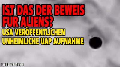 Mehr über den Artikel erfahren Ist das der Beweis für Aliens? – USA veröffentlichen unheimliche Aufnahme