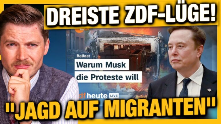 Mehr über den Artikel erfahren „Jagd auf Migranten“ – ZDF verbreitet dreiste Lüge über Elon Musk! Desinformation im ÖRR