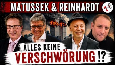 Mehr über den Artikel erfahren Janich, Matissek, Matussek & Reinhardt: Streit um 9/11 | Viererrunde über Verschwörungen
