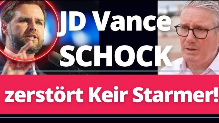 Mehr über den Artikel erfahren JD Vance sendet SCHOCK-Meldung nach England!