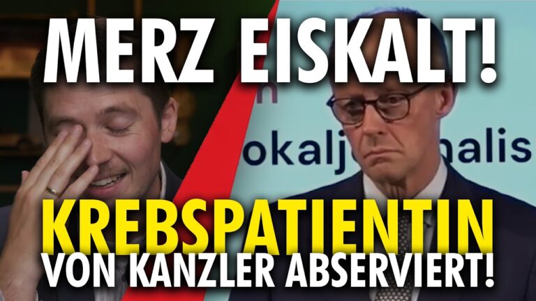 Mehr über den Artikel erfahren Kanzler Merz kaltblütig gegenüber Krebspatientin (schickt Autogrammkarte)