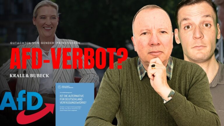 Mehr über den Artikel erfahren Krall & Bubeck: AfD-Verbot? Neues Gutachten von Gender-Professoren!