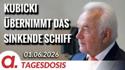 Mehr über den Artikel erfahren Kubicki übernimmt das sinkende Schiff | Von Paul Clemente | Apolut