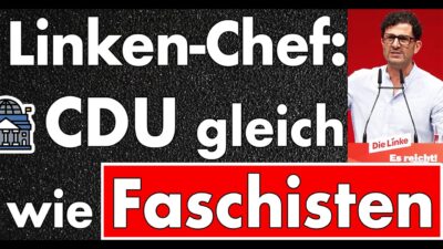 Mehr über den Artikel erfahren Linken-Chef nennt CDU ‚faschistisch‘ – ‚Kein Unterschied zur AfD‘ – Luigi Pantisano am Limit!