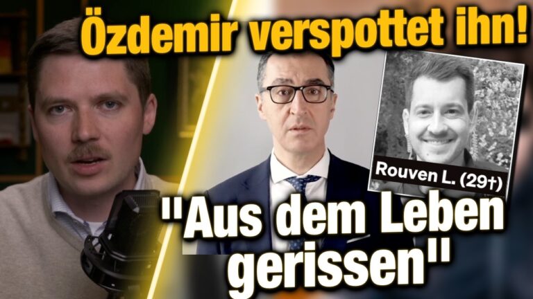 Mehr über den Artikel erfahren Özdemir verharmlost islamistischen Anschlag – „Aus dem Leben gerissen“ Rouven Laur