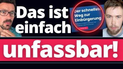 Mehr über den Artikel erfahren Politbombe: Agentur rät Syrern Deutschland auf Einbürgerung zu verklagen!
