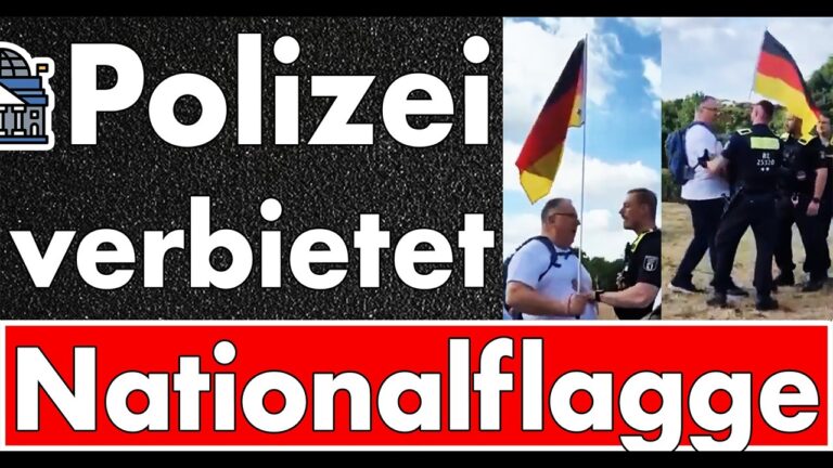 Mehr über den Artikel erfahren Polizei verbietet 🇩🇪-Fahne vor dem Reichstag! Eskalation innen & außen! Angst vor Schwarz-Rot-Gold