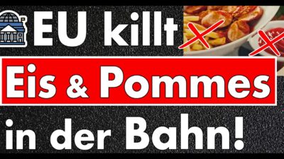 Mehr über den Artikel erfahren Pommes, Ketchup, Mayo – alles fliegt wegen EU-Regulierung aus dem ICE – wann werfen wir die EU raus?