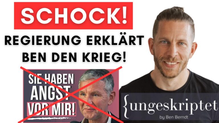 Mehr über den Artikel erfahren Regierung will Höcke-Interview zensieren: Ben reagiert mit Kriegserklärung!
