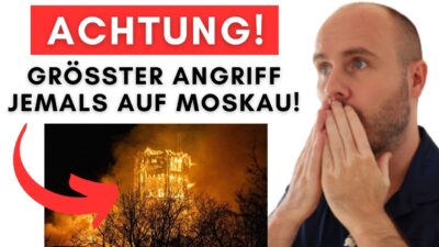 Mehr über den Artikel erfahren Rekordangriff auf Moskau + Riesige Explosionen & kritische Treffer + Selensky mit neuer Superwaffe!
