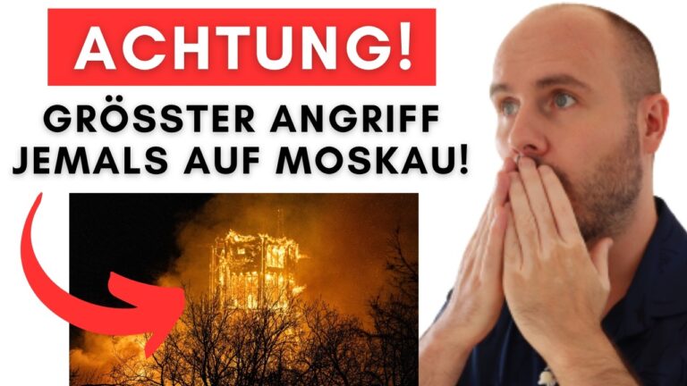 Mehr über den Artikel erfahren Rekordangriff auf Moskau + Riesige Explosionen & kritische Treffer + Selensky mit neuer Superwaffe!