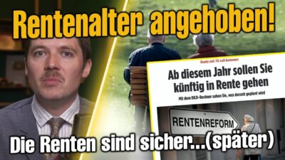 Mehr über den Artikel erfahren Rentenreform: Abschreiben bei der AfD! 70 Prozent Niveau und Rente mit 70 soll kommen