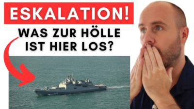 Mehr über den Artikel erfahren Russisches Kriegsschiff gibt Warnschüsse auf Briten ab + Ukraine greift belarussisches Sport-Team an