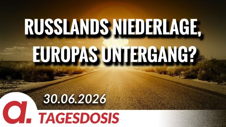 Mehr über den Artikel erfahren Russlands Niederlage, Europas Untergang? | Von Thomas Röper | Apolut