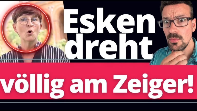 Mehr über den Artikel erfahren SCHOCK: Esken verliert die letzte Selbstbeherrschung!