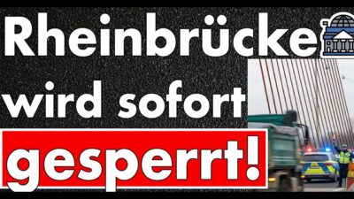 Mehr über den Artikel erfahren Schock-Sperrung! Autobahnbrücke über Rhein für alle dicht – Einsturzgefahr! Neubau frühestens 2030!