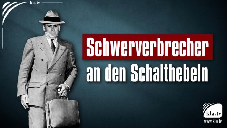 Mehr über den Artikel erfahren Schwerverbrecher an den Schalthebeln