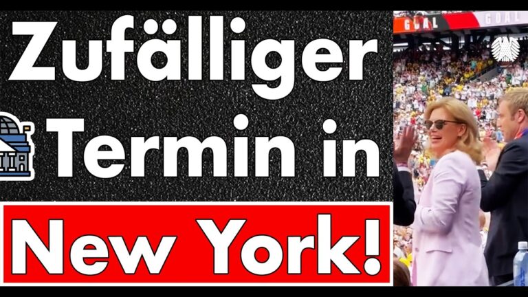 Mehr über den Artikel erfahren Sitzungswoche? Zufälliger Termin in New York & ein plötzliches Deutschland-Spiel! Sie verhöhnen uns!