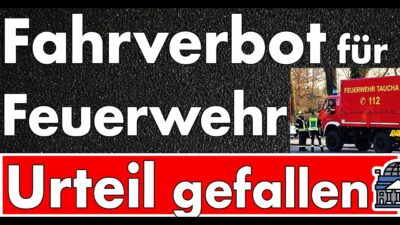 Mehr über den Artikel erfahren Skandal: Feuerwehrmann drohte Fahrverbot trotz Blaulicht – Stadt Taucha blamiert sich vor Gericht!