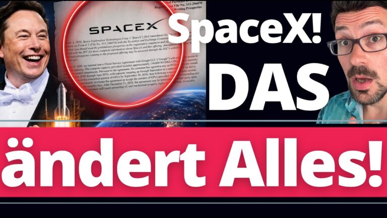 Mehr über den Artikel erfahren SpaceX IPO eskaliert: Brisantes Dokument veröffentlicht!