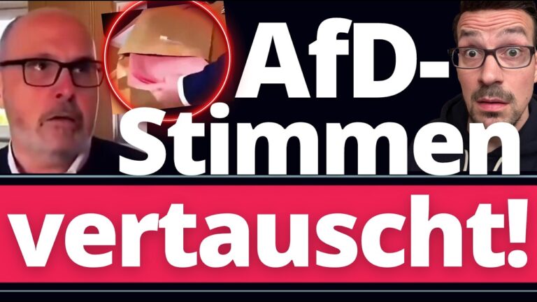 Mehr über den Artikel erfahren Und ZACK: Plötzlich wurden AfD Wahlstimmen „ausversehen“ vertauscht!