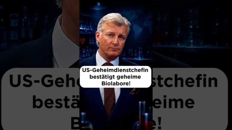 Mehr über den Artikel erfahren US-Geheimdienstchefin bestätigt geheime Biolabore!