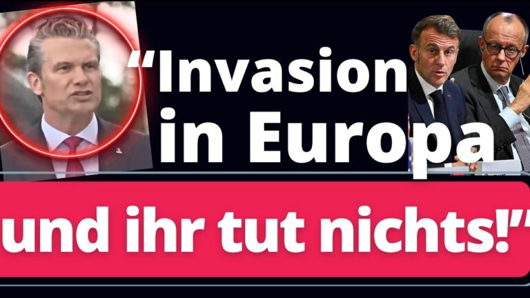 Mehr über den Artikel erfahren US Verteidigungsminister sendet SCHOCK-Meldung an Merz: „Ihr erlebt eine Invasion und tut nichts!“