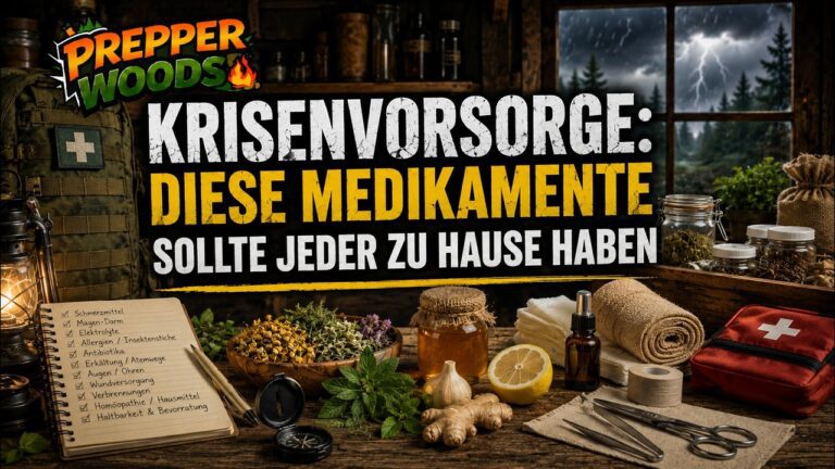 Mehr über den Artikel erfahren Was gehört wirklich in eine gut vorbereitete Hausapotheke? – PrepperWoods#11