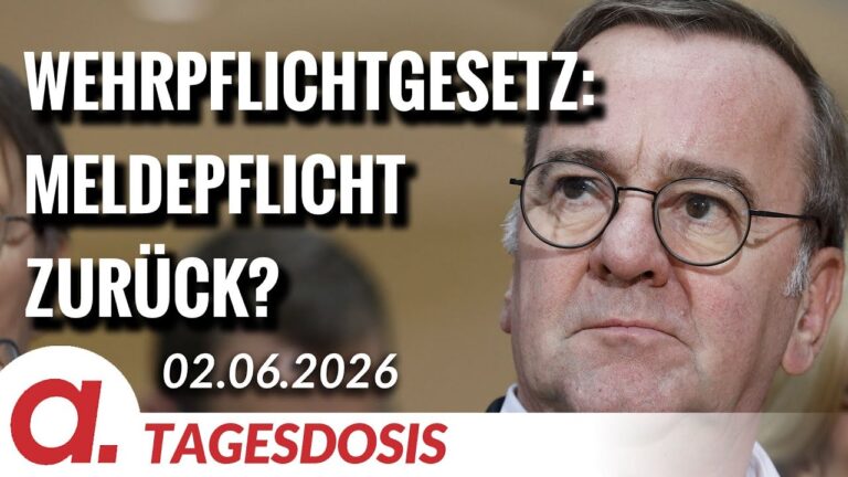 Mehr über den Artikel erfahren Wehrpflichtgesetz: Meldepflicht zurück? | Von Claudia Töpper | Apolut
