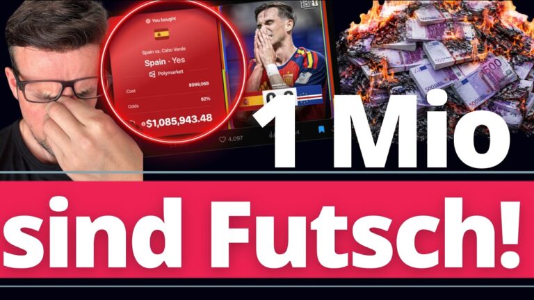 Mehr über den Artikel erfahren WM: 1 Million Euro weg! Alles verloren!
